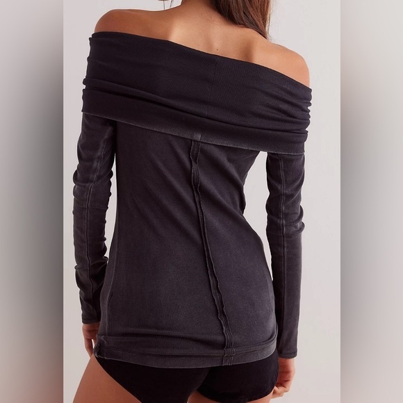 We the Free hibiscus off the shoulder top, small - Picture 10 of 10